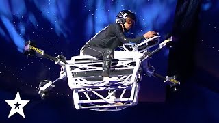 DRONE RIDER Flys Over The Audience on China's Got Talent | Got Talent Global