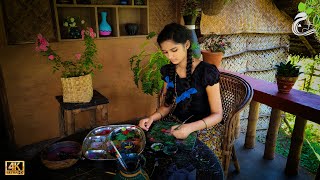 My painting on canvas | village life | Kerala traditional cooking | Village food | Life in Wetland.