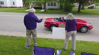 President Mauri Ditzler I Goodbye Car Parade I Albion College #BritonBound