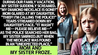 MY MOM AND SISTER ACCUSED MY DAUGHTER OF THEFT… BUT THEY FROZE WHEN THE NECKLACE WAS FOUND