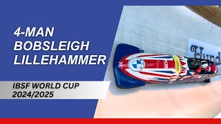 IBSF World Cup Lillehammer - 4-Man Bobsleigh - Heat 2