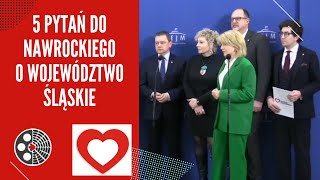 [KO]: 5 pytań do Nawrockiego o województwo śląskie