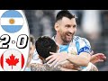 Argentina vs Canada 2-0 | 2024 Copa America | Match Highlights