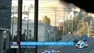 Ukraine: Explosions rock Kyiv, struck by waves of drones