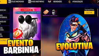 DATA E EVENTO BARBINHA! TROCA NICK GRÁTIS, NOVA EVOLUTIVA, PASSE DE MARÇO, ABRIL, MAIO, NOVIDADES FF