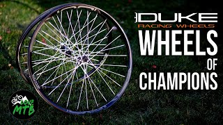 DUKE - Lightest MTB Carbon Wheels! - Lucky JACK ULTRA 25, 28, 30 mm ID, MadMax Hubs, BERD Spokes