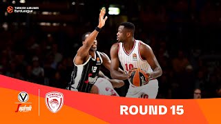 Virtus-Olympiacos | Round 15 Highlights | 2023-24 Turkish Airlines EuroLeague