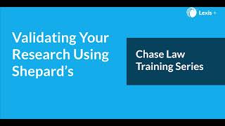 Validating Your Research Using Shepard's