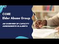 CORE Elder Abuse Overview of Capacity Assessments