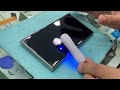 How to install Screen Protector on Your Phone Easy galaxy S24 ultra | UV Glass protector on Android