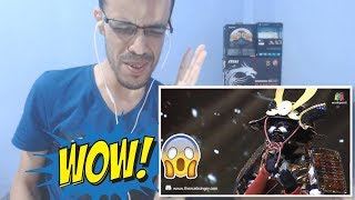 ฟั่นเฟือน - หน้ากากซามูไร | THE MASK SINGER 2 ||REACTION|| جزائري