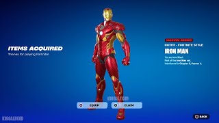 How To Get the New Iron Man Skin Bundle FREE In Fortnite (Unlocked LEGO Iron Man Style)