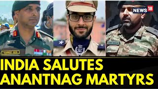 Anantnag Encounter News | The Final Journey Of Anantnag Martyrs | Jammu Kashmir News | Mews18