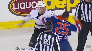 Milan Lucic vs Darnell Nurse Dec 29, 2015