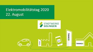 Elektromobilitätstag 2020 der Stadtwerke Solingen.