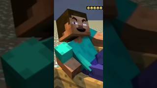 Minecraft Herobrine Funny Moment 🤣 😂 🤣 entity 303 and HEROBRINE #shorts #herobrine #minecraft