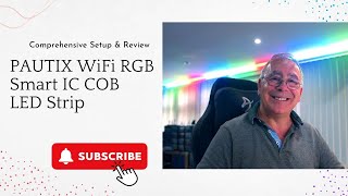 Comprehensive Setup \u0026 Review of the PAUTIX WiFi RGB Smart IC COB LED Strip (5M): Installation Guide