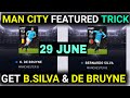 How to get Bernardo Silva & De Bruyne  from Manchester City Club Selection in PES 2020 29 june 2020