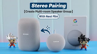 How to Connect Two Google Nest Speakers! [Create Speaker Group]