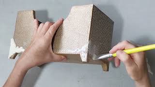 Make a beautiful Object Holder using cardboard | Do it yourself!