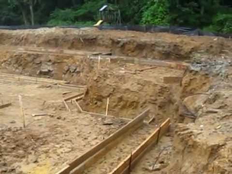 Forming Footings - YouTube