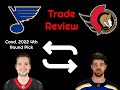 Ottawa Contenders? Sanford is a Senator!!! NHL Trade Review