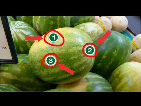 How to Choose Watermelons at the Store