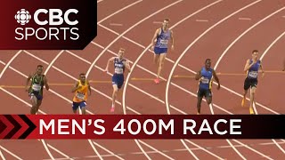 Men's 400m race gets close at Brussels Diamond League | CBC Sports