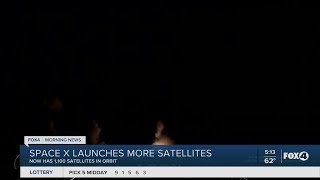SpaceX launches more satellites