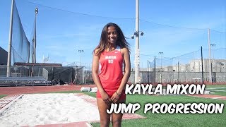 Kayla Mixon Jump Progression