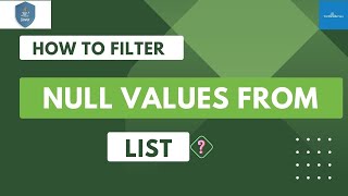 How to filter null values from List, Java8+