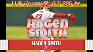 HAGEN SMITH - LHP (Arkansas) 2024 MLB Draft TOP PROSPECT Video Profile