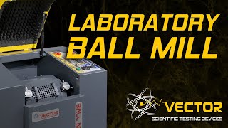 Laboratory Ball Mill - Automatic Milling Machine - Vector