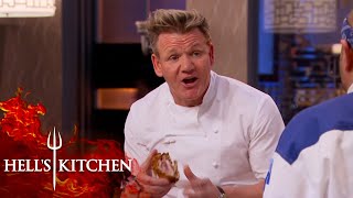 Gordon Throws Chef Out For Raw Chicken | Hell's Kitchen