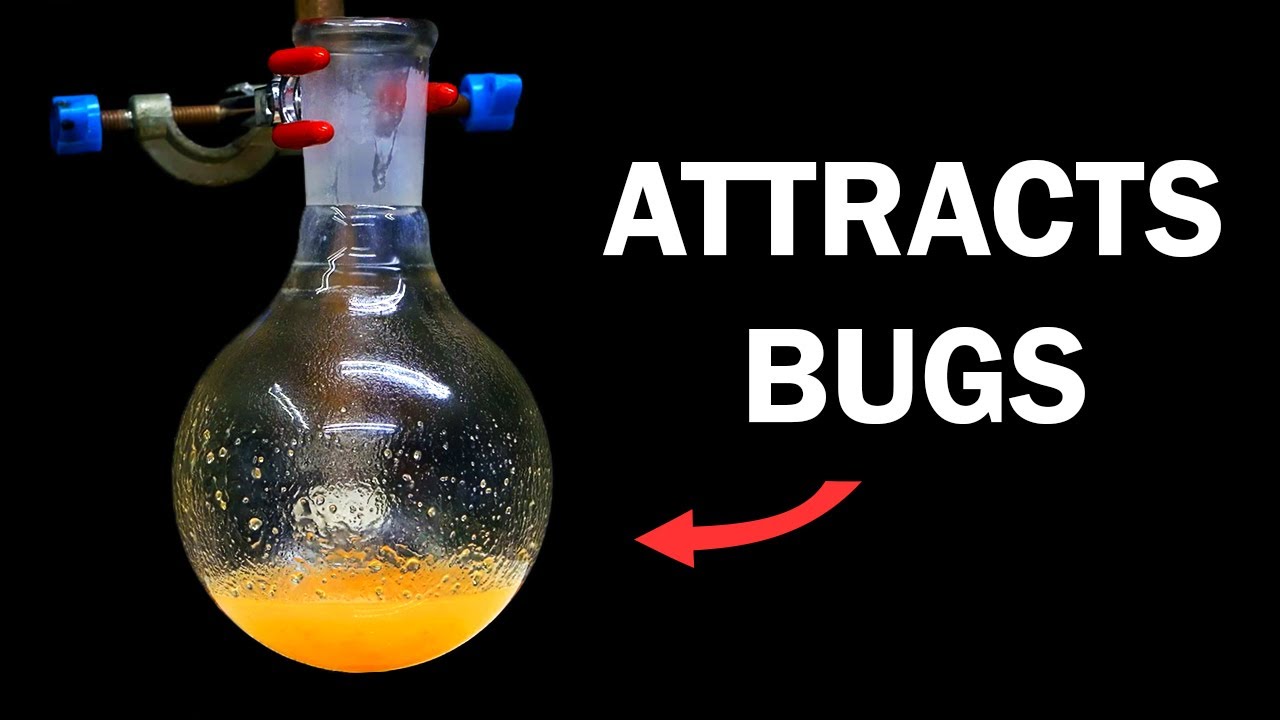 Making a liquid that attracts biting insects (1-octen-3-ol)