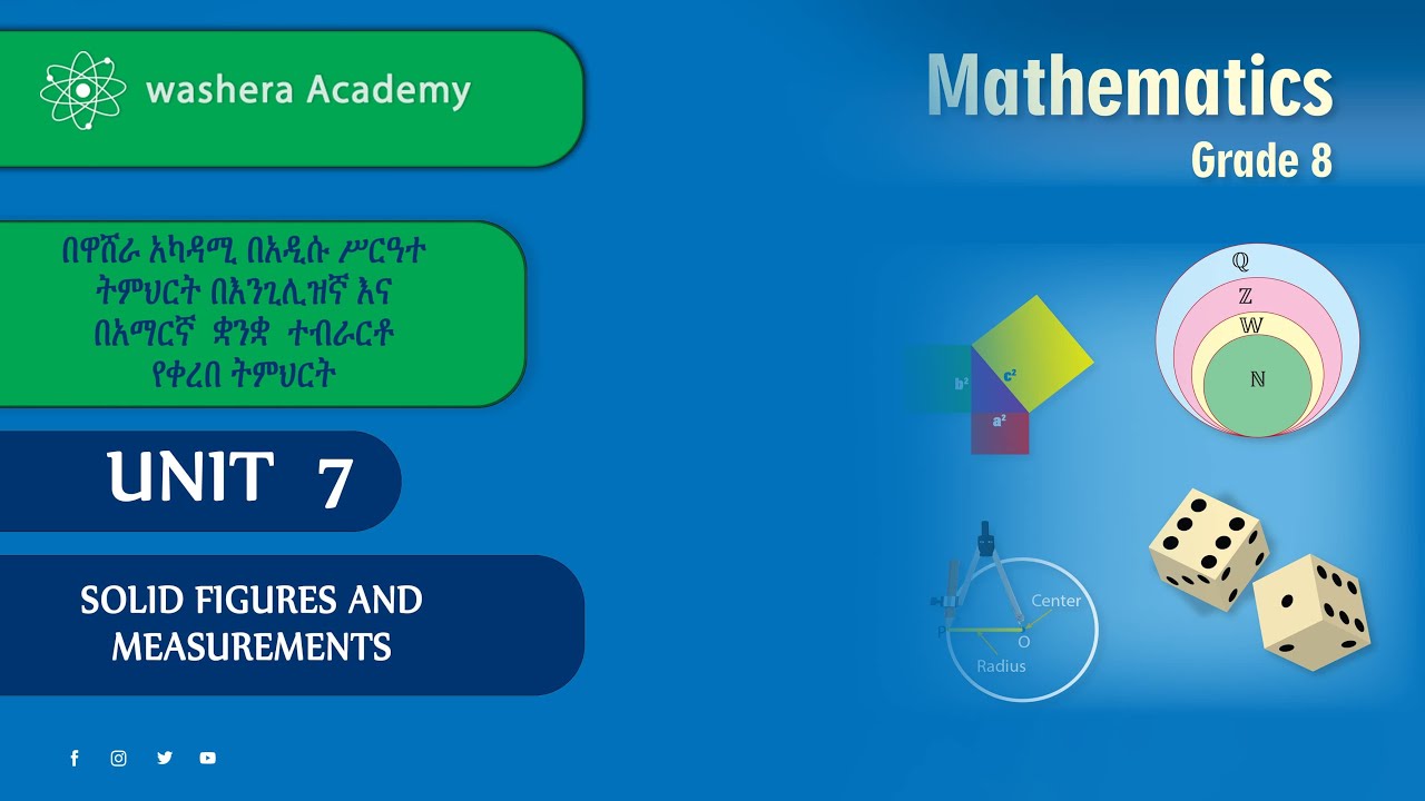 Mathematics Grade 8 Unit 7 Lesson 8 Review Exercises Part One Youtube