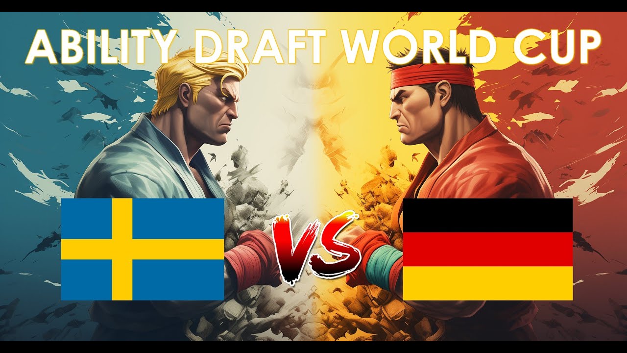 Ability Draft - World Cup | Sweden Vs Germany | Lower Bracket Round 1 ...