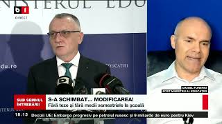 DANIEL FUNERIU: ELIMINAREA TEZELOR NU ESTE BUNĂ.