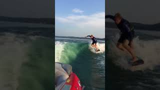 First 360 wakesurf spin