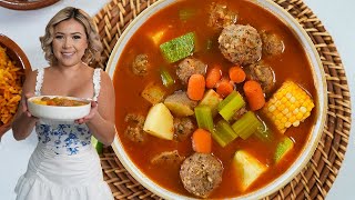 CALDO DE ALBÓNDIGAS, a fast \u0026 easy recipe EVERYONE loves and should know how to make!