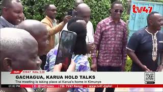 Gachagua, Karua hold talks