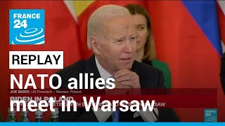 REPLAY: NATO eastern allies meeting in Warsaw • FRANCE 24 English