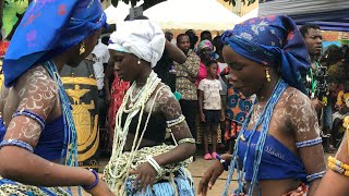 This is Klama dance from Odumasi Krobo.