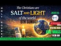 5TH SUNDAY IN ORDINARY TIME YEAR A| HOLY ROSARY PARISH |ENGLISH MASS 11:30AM|8THFEB 2026