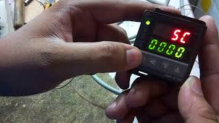 Temperature controller REX C100 Lesson #2 with practical parameters detail.