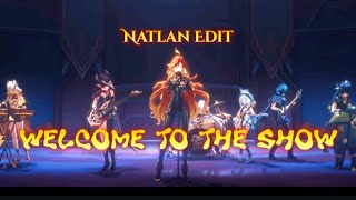 Natlan Rock Concert But It Hits Different || Genshin GMV || Welcome To The Show (MLP)