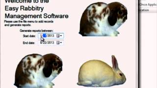 Easy Rabbitry Management Software (Tutorial)