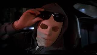 Hollow Man - Caine scares some kids. Stop light scene 90s - Horror - Kevin Bacon