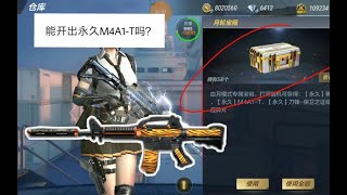 CF手游柿子：58个月轮宝箱全开了能爆M4A1-T永久吗？