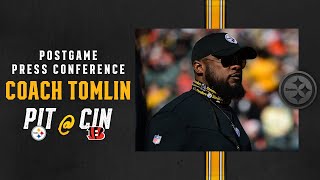Postgame Press Conference (Week 12 at Bengals): Coach Mike Tomlin | Pittsburgh Steelers